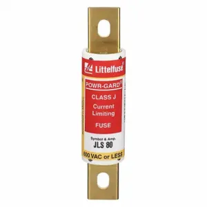 LITTELFUSE JLS080 Fuse, 80A, 600V AC, 4-5/8 Inch Length x 1-1/8 Inch Dia., Blade Body | CY3EMB