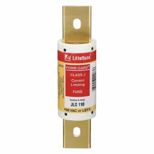 LITTELFUSE JLS110 Fuse, 110A, 600V AC, 3 Inch Length x 5-3/4 Inch Dia., Blade Body | CY3EME