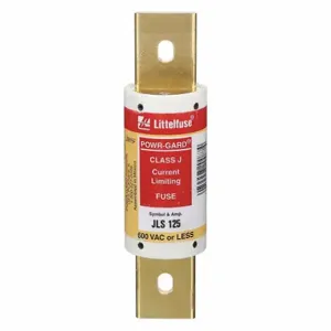 LITTELFUSE JLS125 Fuse, 125A, 600V AC, 3 Inch Length x 5-3/4 Inch Dia., Blade Body | CY3EMF