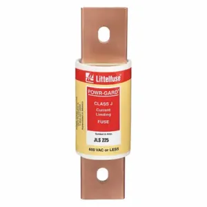 LITTELFUSE JLS225 Fuse, 225A, 600V AC, 3-3/8 Inch Length x 7-1/8 Inch Dia., Blade Body | CY3EMK