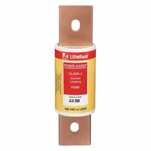 LITTELFUSE JLS250 Fuse, 250A, 600V AC, 3-3/8 Inch Length x 7-1/8 Inch Dia., Blade Body | CY3EML