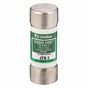 LITTELFUSE JTD002 Fuse, 2A, 600V AC, 2-1/4 Inch Length x 13/16 Inch Dia., Cylindrical Body | CY3EMR