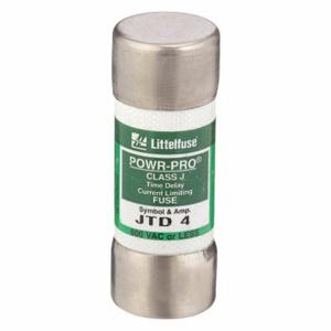 LITTELFUSE JTD004 Fuse, 4A, 600V AC, 2-1/4 Inch Length x 13/16 Inch Dia., Cylindrical Body | CY3EMU