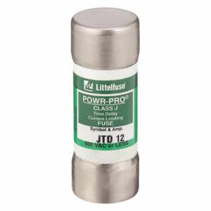 LITTELFUSE JTD012 Fuse, 12A, 600V AC, 2-1/4 Inch Length x 13/16 Inch Dia., Cylindrical Body | CY3ENB