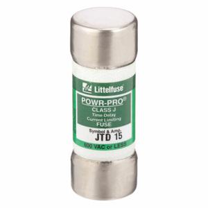 LITTELFUSE JTD015 Fuse, 15A, 600V AC, 2-1/4 Inch Length x 13/16 Inch Dia., Cylindrical Body | CY3ENC