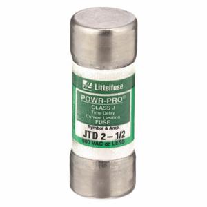 LITTELFUSE JTD02.5 Fuse, 2-1/2A, 600V AC, 2-1/4 Inch Length x 13/16 Inch Dia., Cylindrical Body | CY3END