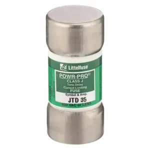 LITTELFUSE JTD035 Fuse, 35A, 600V AC, 2-3/8 Inch Length x 1-1/16 Inch Dia., Cylindrical Body | CY3ENH