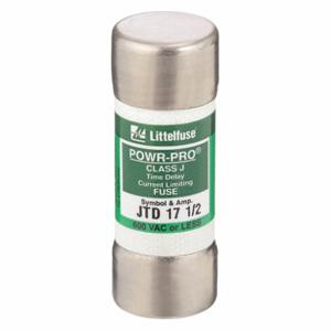 LITTELFUSE JTD17.5 Fuse, 17-1/2A, 600V AC, 2-1/4 Inch Length x 13/16 Inch Dia., Cylindrical Body | CY3ENX