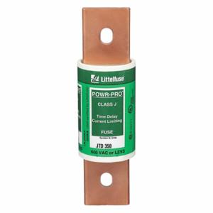 LITTELFUSE JTD350 Fuse, 350A, 600V AC, 3-3/8 Inch Length x 7-1/8 Inch Dia., Blade Body | CY3EPD