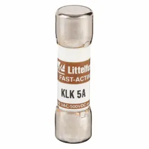 LITTELFUSE KLK005 Fuse, 5A, 600V AC/ 500V DC | CY3EQZ