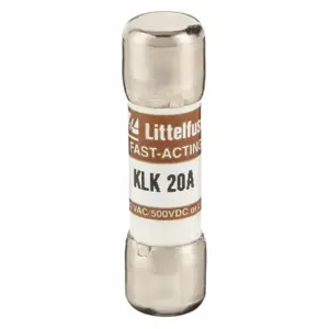 LITTELFUSE KLK020 Fuse, 20A, 600V AC/ 500V DC | CY3ERJ