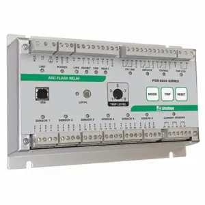 LITTELFUSE PGR-8800-00 Arc Flash Relay, DIN-Rail and Surface Relay Mounting, 12 to 48V DC, 120V AC/DC, 240V AC/DC | CY3FGV