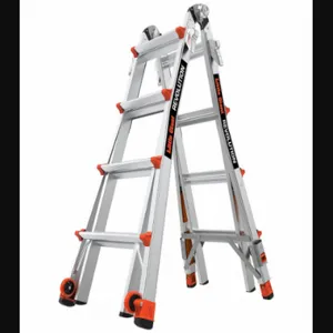 LITTLE GIANT 13117-801 Multipurpose Ladder, 4 To 7 Ft, 300 Lb Load Capacity, 35 Lb Net Wt | CR9QHW 794JE9