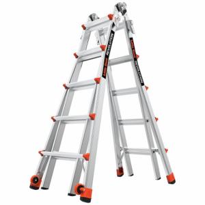 LITTLE GIANT 13122-001 Multipurpose Ladder, 5 To 9 Ft, 300 Lb Load Capacity, 40 Lb Net Wt | CR9QJB 794JF0