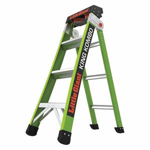 LITTLE GIANT 13470-001 Multipurpose Ladder, 6 ft. 10 Inch Extended Height, 375 lbs. Load Capacity | CJ2WNP 55HX89