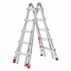 LITTLE GIANT 15182-882 Multipurpose Ladder, 19 ft. Extended Height, 5 To 9 ft., 300 lbs. Capacity | CJ2WNW 423K40