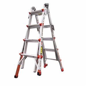 LITTLE GIANT 15187-882 Multipurpose Ladder, 15 ft. Extended Height, 4 to 7 ft., 300 lbs. Capacity | CJ2WPA 423K39