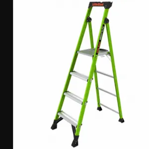 LITTLE GIANT 15396-001 Platform Stepladder, 6 ft Lengthadder Height, 6 ft Platform Height, 300 lb | CR9QJM 794JE2