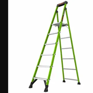 LITTLE GIANT 15398-001 Platform Stepladder, 8 ft Lengthadder Height, 8 ft Platform Height, 300 lb | CR9QJP 794JE3