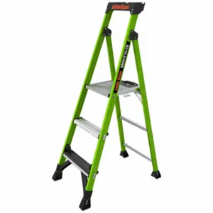 LITTLE GIANT 15405-001 Platform Stepladder, 5 ft Lengthadder Height, 5 ft Platform Height, 375 lb | CR9QJL 794JD9