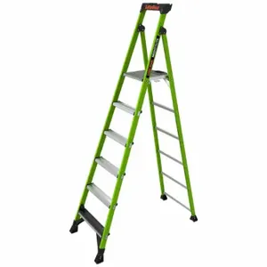 LITTLE GIANT 15408-001 Platform Stepladder, 8 ft Lengthadder Height, 8 ft Platform Height, 375 lb | CR9QJQ 794JE1