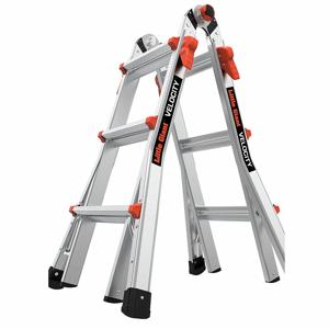 LITTLE GIANT 15413-001 Multipurpose Ladder, 11 ft. Extended Height, 3 to 5 ft. | CJ2WNZ 48RT20