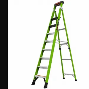 LITTLE GIANT 15910-002 Stepladder, 10 ft. Ladder Height, 8 Step, 375 lbs. Load Capacity | CJ3NET 61KH47