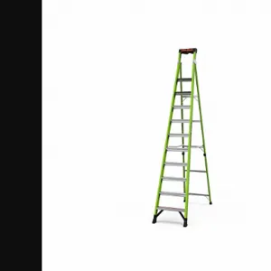 LITTLE GIANT 15912-002 Stepladder, 12 ft. Ladder, 10 Steps, 375 lbs. Load Capacity, 75 Inch Base Spread | CJ3NEU 61KH48