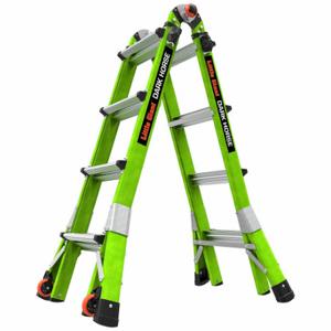 LITTLE GIANT 16117-001 Multipurpose Ladder, 4 To 7 Ft, 300 Lb Load Capacity, 37.5 Lb Net Wt | CR9QHX 794JE7