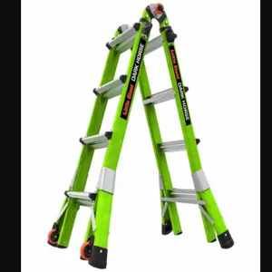 LITTLE GIANT 16117-001 Multipurpose Ladder, 4 To 7 Ft, 300 Lb Load Capacity, 37.5 Lb Net Wt | CR9QHX 794JE7