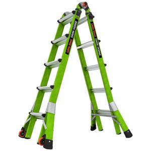 LITTLE GIANT 16122-001 Multipurpose Ladder, 5 To 9 Ft, 300 Lb Load Capacity, 46 Lb Net Wt | CR9QHZ 794JE6