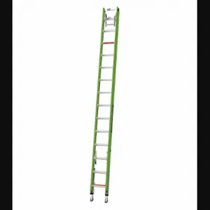 LITTLE GIANT 17528-264V Extension Ladder, 28 ft. Size, 28 ft Extended Height, Step Shape | CJ2DHN 498Y80