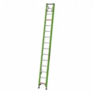 LITTLE GIANT 17528 Extension Ladder, 28 ft. Size, 28 ft Extended Height, Step Shape | CJ2DGF 415F87