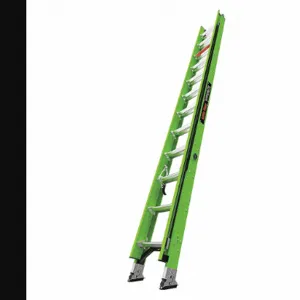 LITTLE GIANT 17924 Extension Ladder, 24 ft. Size, 24 ft Extended Height, Step Shape | CJ2DHE 415F83