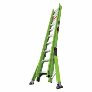 LITTLE GIANT 18820 Extension Ladder, 20 ft. Size, 20 ft Extended Height, Step Shape | CJ2DHF 498Z01