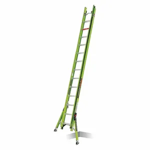 LITTLE GIANT 18828-186 Extension Ladder, 28 ft. Size, 28 ft Extended Height, Step Shape | CJ2DGB 498Z06