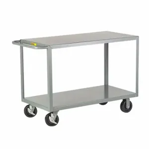 LITTLE GIANT 2G24486PHBK Flat Handle Utility Cart, 3600 lb Load Capacity, 48 Inch x 24 Inch, 48 Inch x 24 in | CR9QGZ 259G27