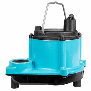 LITTLE GIANT PUMPS 506274 Sump Pump, 1/3 HP, 29 GPM Flow Rate at 10 ft. of Head, 25 ft. Cord | CJ3PBV 783WU6