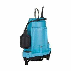 LITTLE GIANT PUMPS 506803 Sump Pump, 1/3 HP, 50 GPM Flow Rate at 10 ft. of Head, 10 ft. Cord | CJ3PCA 783WU7