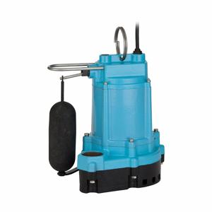 LITTLE GIANT PUMPS 506858 Sump Pump, 1/3 HP, 50 GPM Flow Rate at 10 ft. of Head, 20 ft. Cord | CJ3PCD 783WU8
