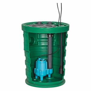 LITTLE GIANT 509685 Sewage Ejector System, 4/10 HP, 110V AC, Diaphragm, 70 gpm Flow Rate At 10 ft. Head | CJ3HJC 9SP2V2D / 44ZH93
