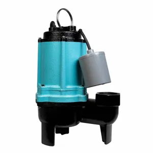 LITTLE GIANT PUMPS 511433 Sewage Pump, 115V AC, Piggyback Mechanical Float Switch, 2 Inch Max. Dia Solids | CJ3HJP 783WX5