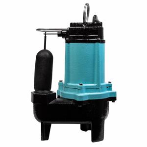 LITTLE GIANT PUMPS 511931 Sewage Pump, 115V AC, Snap Action Vertical Float, 2 Inch Max. Dia Solids | CJ3HJM 61DW90