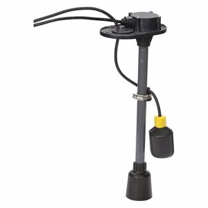 LITTLE GIANT 513638 Float Switch, 110V AC, 20 ft., 10A, 9 to 14 Inch Above Base, Tether Float | CJ2FMP 44ZH84