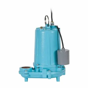 LITTLE GIANT PUMPS 620233 Effluent Pump, 1/2 HP, Piggyback Mechanical Float, 42 ft Max. Head | CJ2BFQ 783WY8