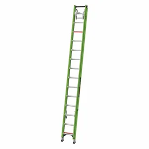 LITTLE GIANT 17528 Extension Ladder, 28 ft. Size, 28 ft Extended Height, Step Shape | CJ2DGF 415F87