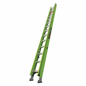 LITTLE GIANT 17928 Extension Ladder, 28 ft. Size, 28 ft Extended Height, Step Shape | CJ2DGA 415F89