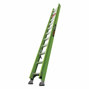 LITTLE GIANT 18724 Extension Ladder, 24 ft. Size, 24 ft Extended Height, Step Shape | CJ2DFX 498Y95