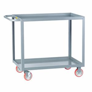 LITTLE GIANT LGL3048BRK Flat Handle Utility Cart, 1200 lb Load Capacity, 48 Inch x 30 Inch, 48 Inch x 30 in | CR9QGY 259J19