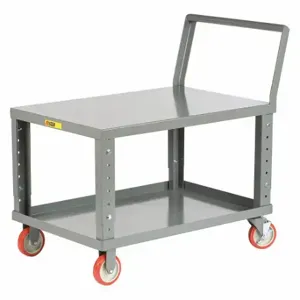 LITTLE GIANT LK18325PYBKAH Raised Handle Utility Cart, 200 Lb Load Capacity, 32 X 18 Inch Size | CR9QKF 259J22